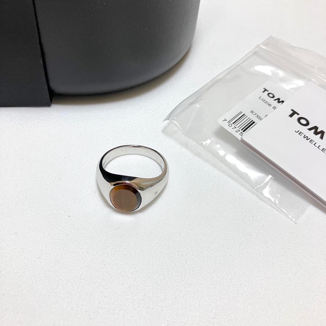 新品 64 TOMWOOD Lizzie Ring Tiger Eye 5546