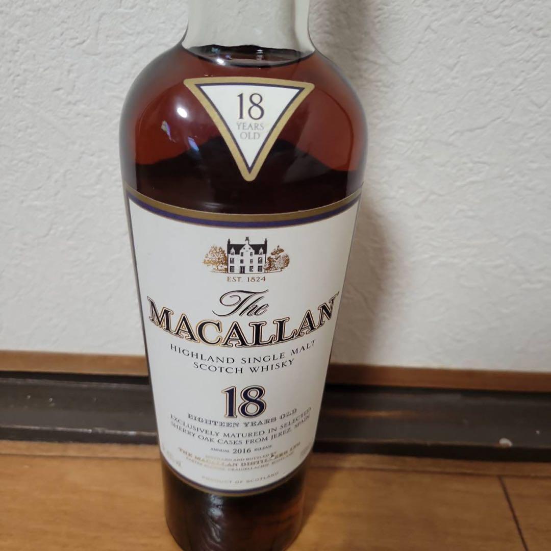 ザ マッカラン 18年 The MACALLAN 18 years 2016