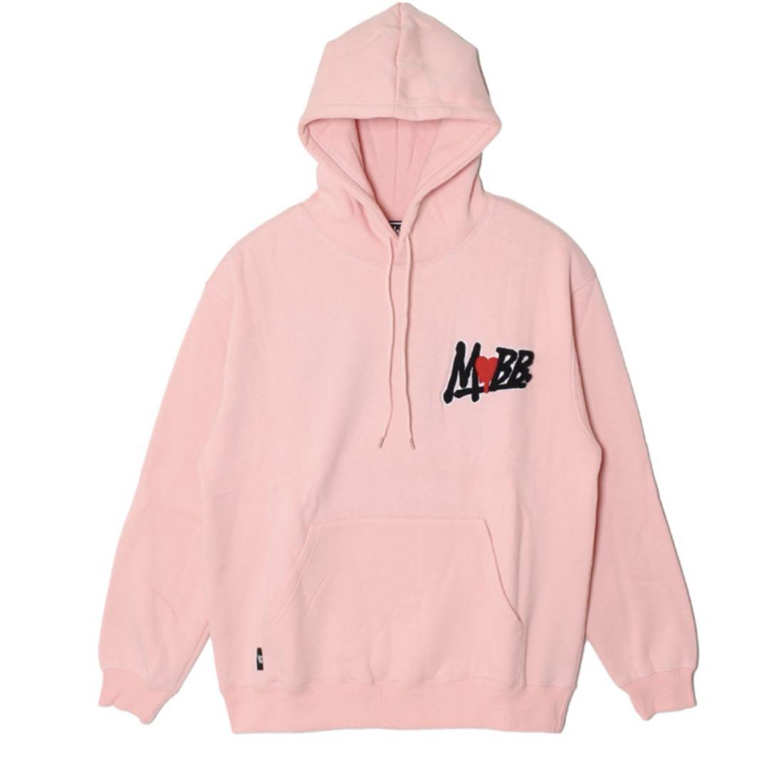 大人気‼️即購入〇 MOBB パーカー モブモコモコワッペン ピンク 大人気‼️即購入〇 MOBB パーカー モブモコモコワッペン ピンク
