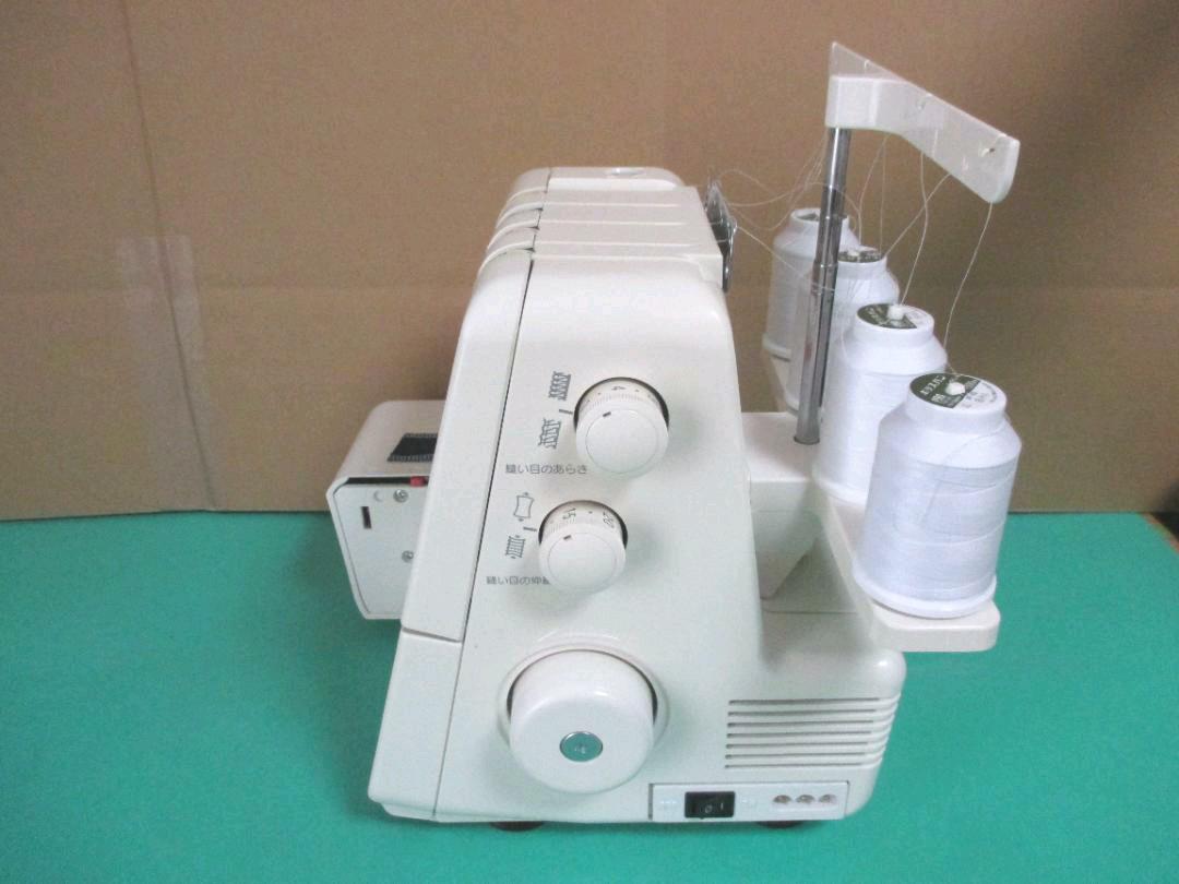 けます 整備済 ロックミシン 55D 差動送 巻縫 jlLGZ-m89835827728 美品 好調 ジャノメ4本糸 はありませ