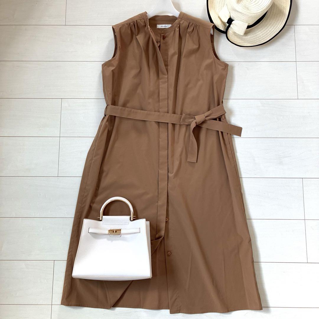 極美品　今期2025 m's select ロングシャツワンピース　エムプルミエ