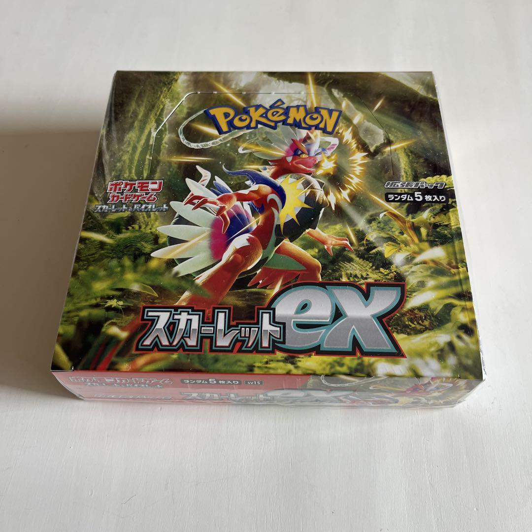 ポケモンカードゲーム　スカーレットex シュリンク付き 1BOX ポケモンカードゲーム 『新品 シュリンク付き未開封BOX