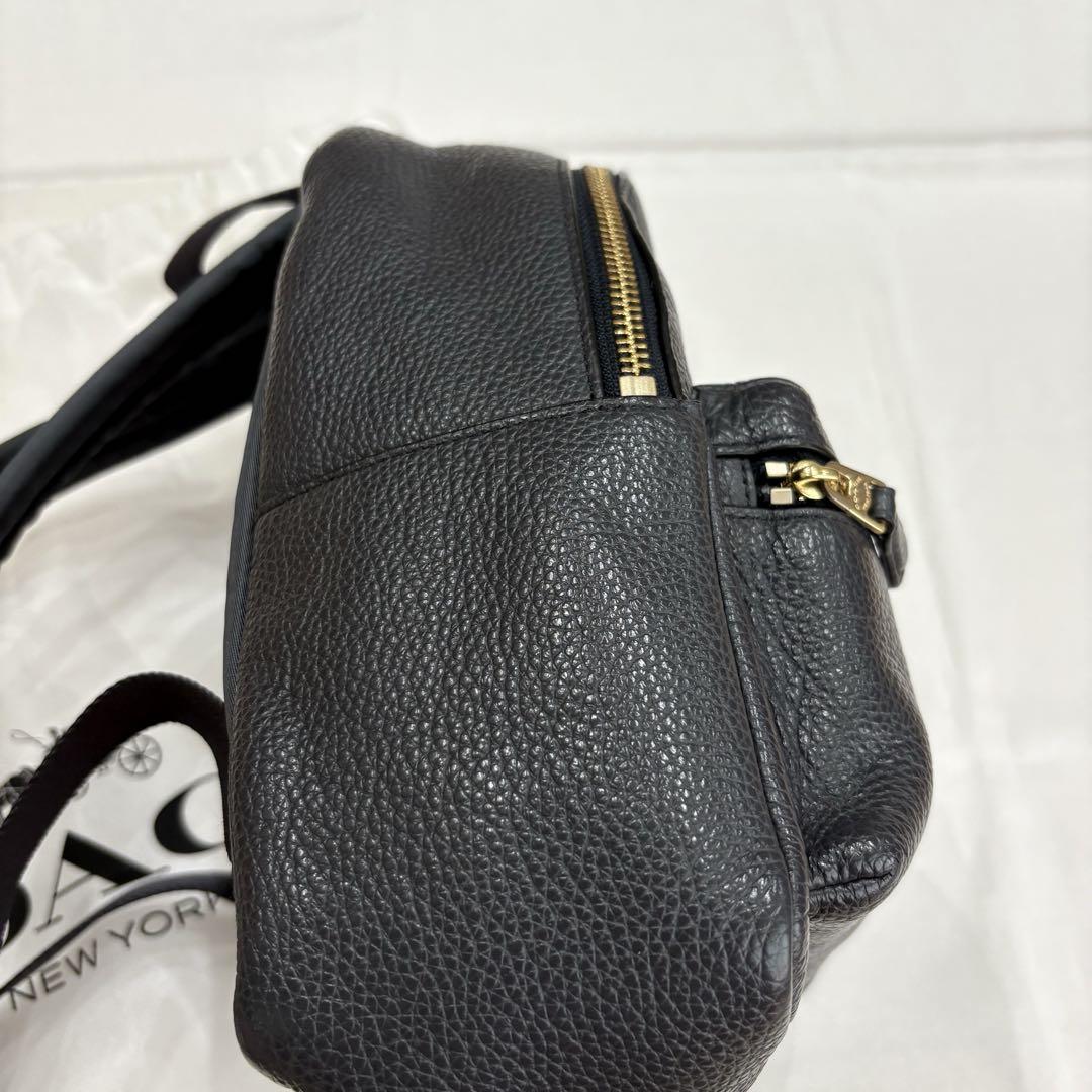 美品】COACH コーチ ミニ リュック バッグ ネイビー ミニ