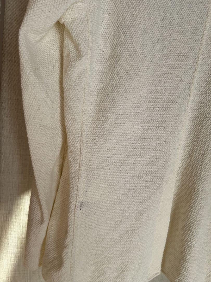 LARDINI アイボリー テーラードジャケット