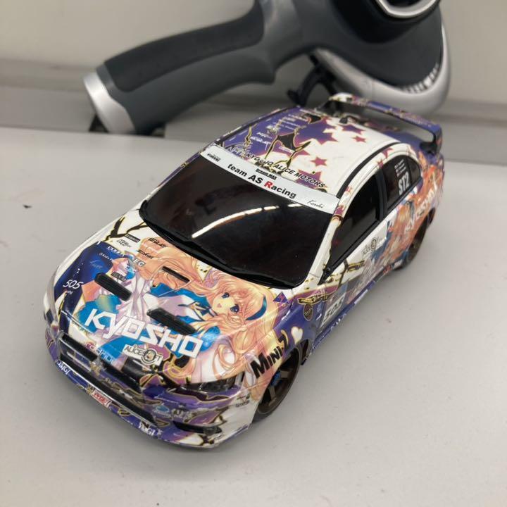 京商 ミニッツレーサー アリスモータース ランサー エボX   痛車 ラジコン