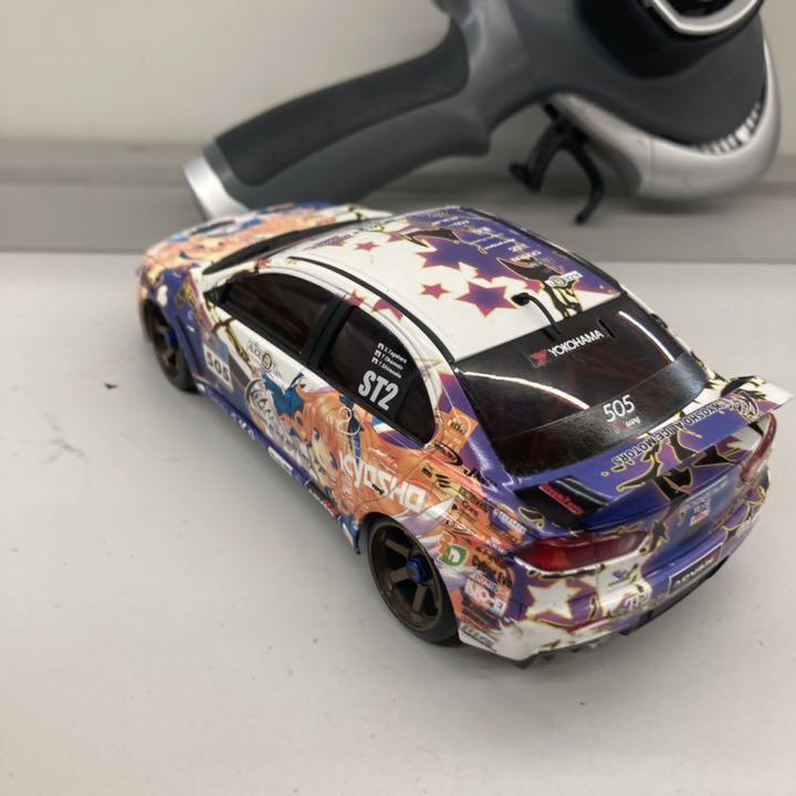 京商 ミニッツレーサー アリスモータース ランサー エボX   痛車 ラジコン
