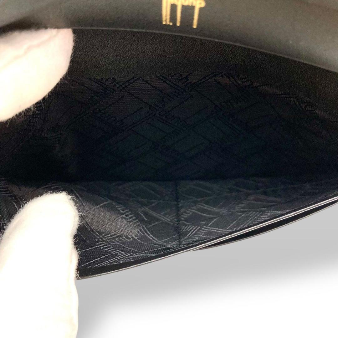 ダンヒル オックスフォード ブラック 二つ折り長財布 折り財布 新品 70326