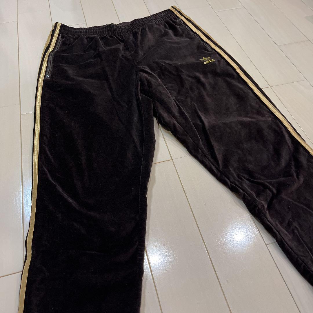 得価正規店 adidas originalsベロア トラックパンツ cZqUB-m89842173838 100%新品