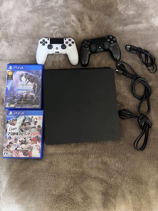PlayStation®4 ブラック 500GB コントローラー×2
