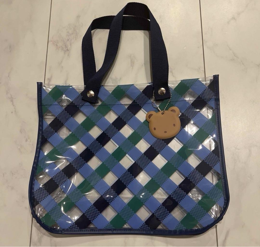 新品　ファミリア familiar  プールバッグ　ビーチバッグ