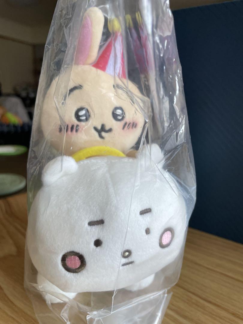 ちいかわ　ぴーぽぽぬいぐるみ　ちいかわ うさぎ　ハチワレ　ミニうきわ　ノベルティ ちいかわらんど ぴーぽぽぬいぐるみ うさぎ ノベルティ（ミニ