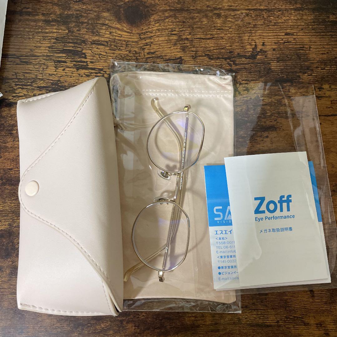 らくらくメ Zoff×REIKA YOSHIDAブルーライトカットメガネ33%吉田怜香コラボ o5h8E-m89844234169 ↑テンプル