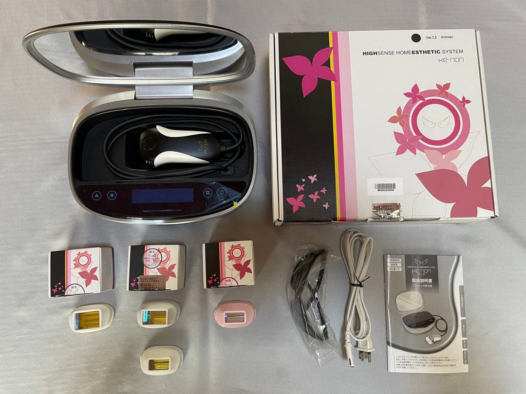 ケノン 脱毛器 Ver7.2 カートリッジ4個KE-NON