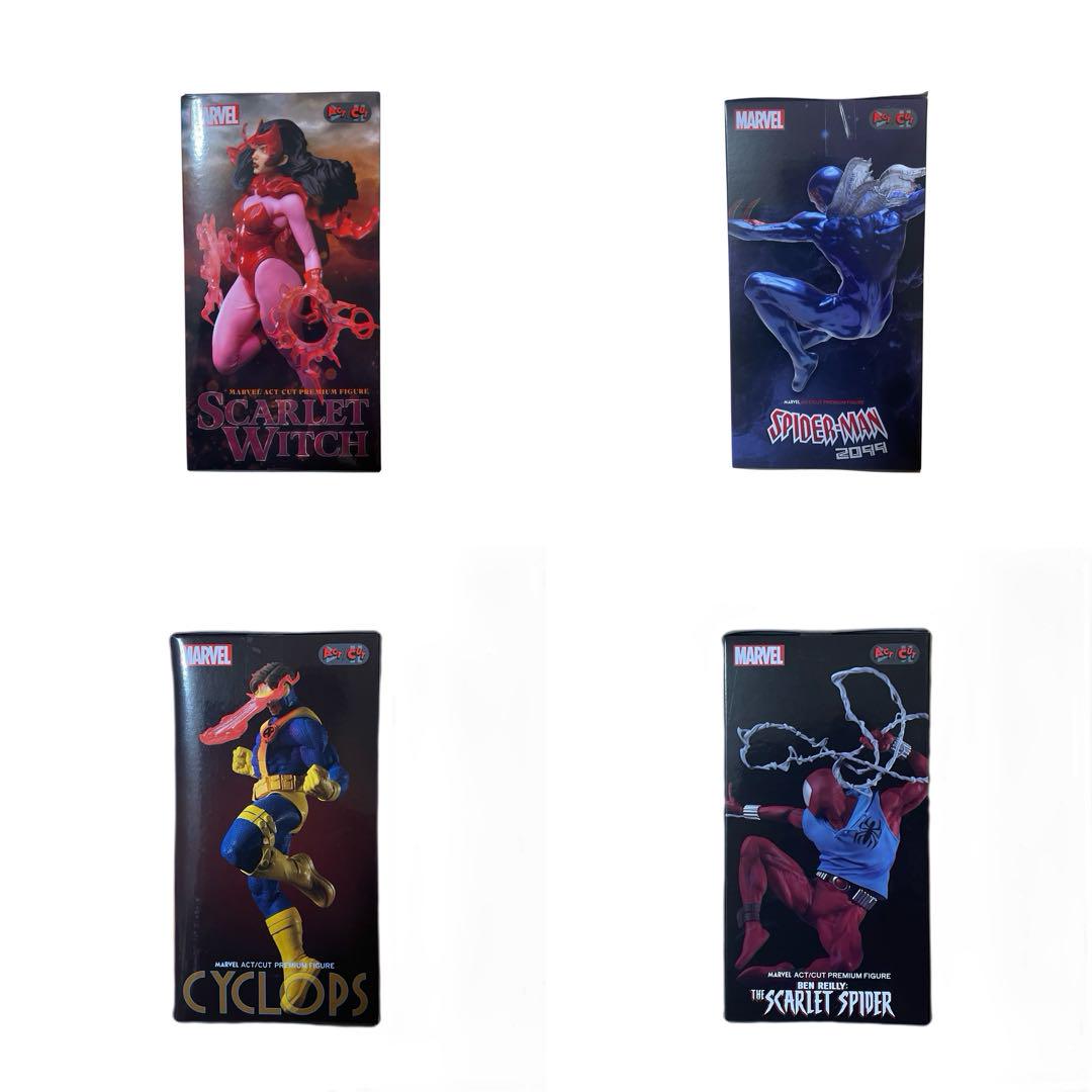 MARVEL ACT/CUT Luminasta フィギュア　6体セット MARVEL ACT/CUT プレミアムフィギュア “スカーレット・ウィッチ