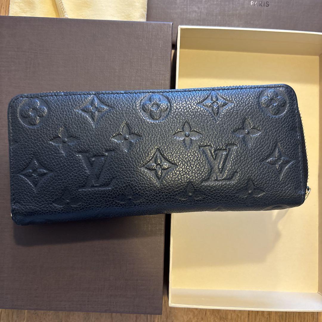Louis Vuitton モノグラムアンプラント　 長財布 ブラック