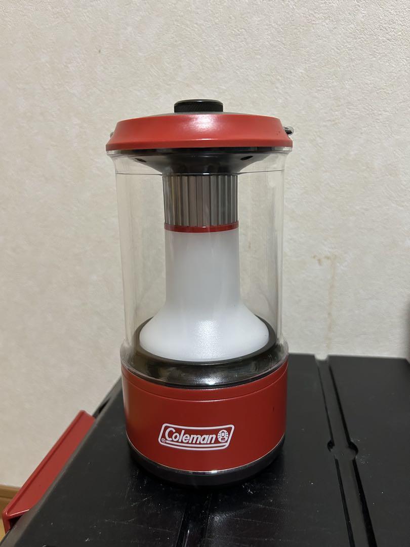 【美品】Coleman LEDランタンセット＋マグカップ付きキャンプ必須アイテム