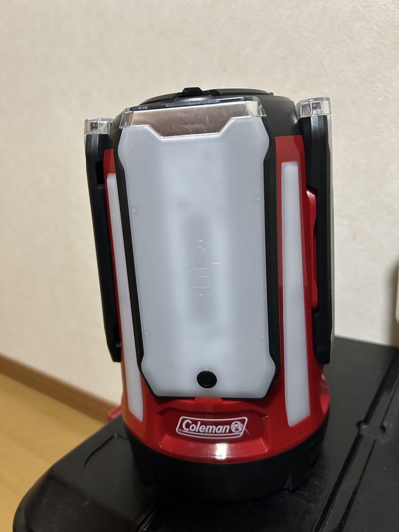 【美品】Coleman LEDランタンセット＋マグカップ付きキャンプ必須アイテム