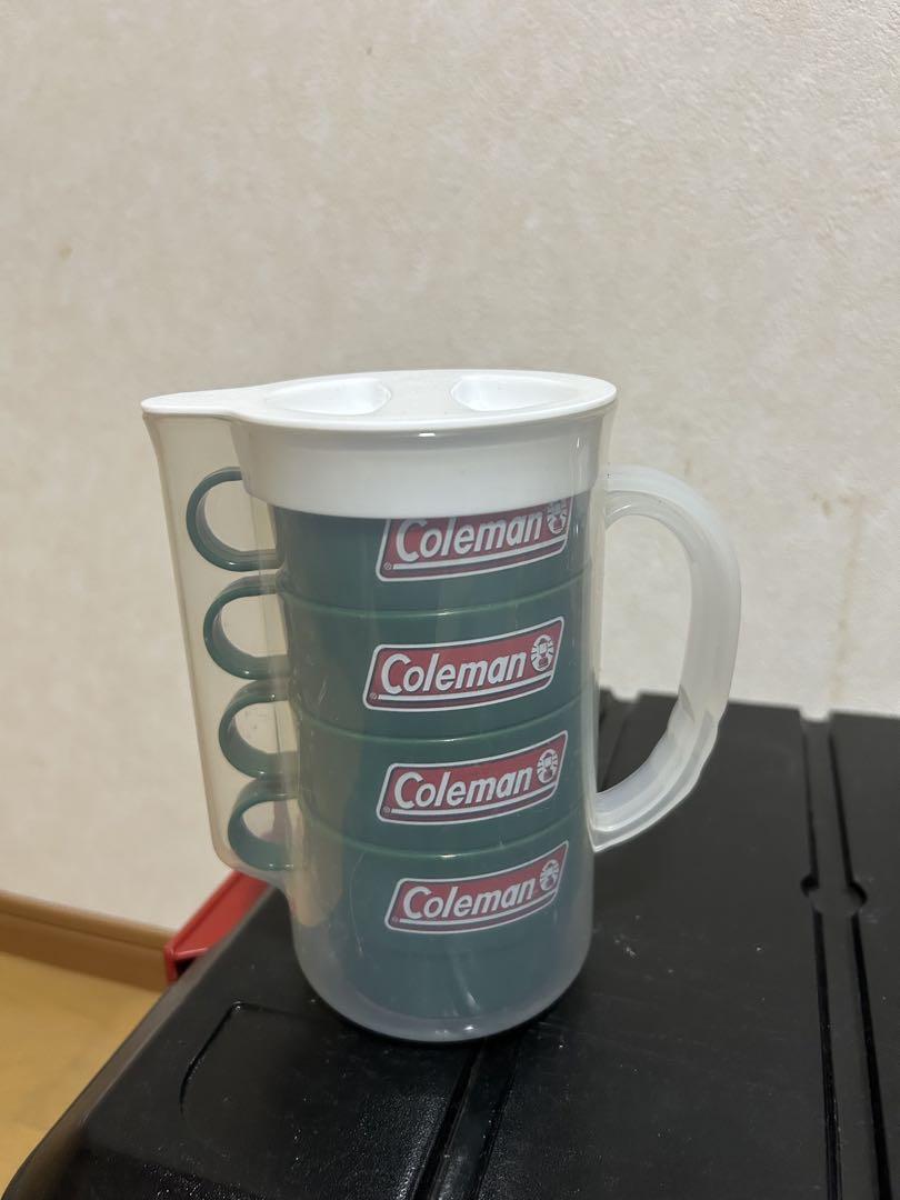 【美品】Coleman LEDランタンセット＋マグカップ付きキャンプ必須アイテム