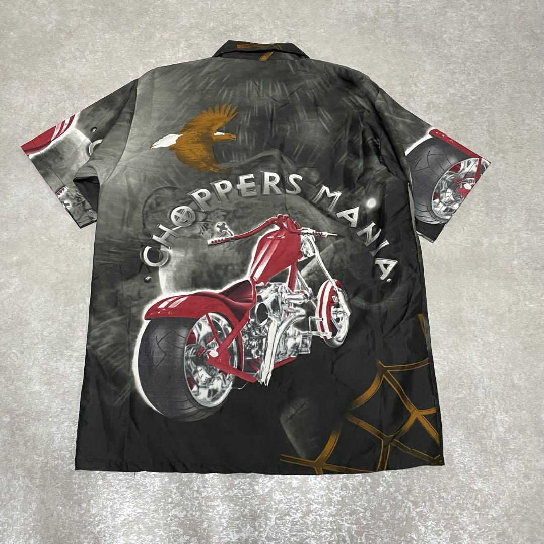 Choppers 半袖シャツ アロハ バイク ハーレーダビットソン L
