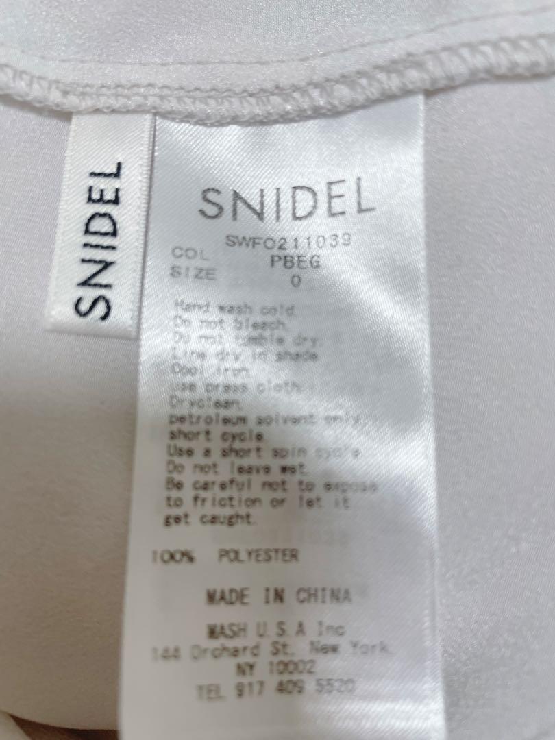 SNIDEL プリーツロングワンピース　スナイデル
