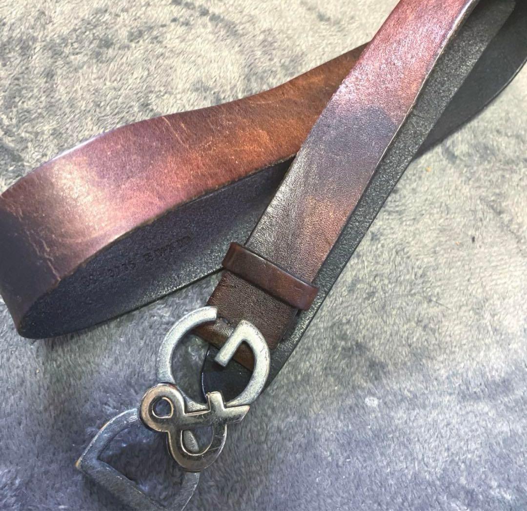 D&G 革ベルト Dolce & Gabbana 】Crystal DG ソフトレザーベルト D&G 革ベルト Dolce & Gabbana 】Crystal DG ソフトレザーベルト