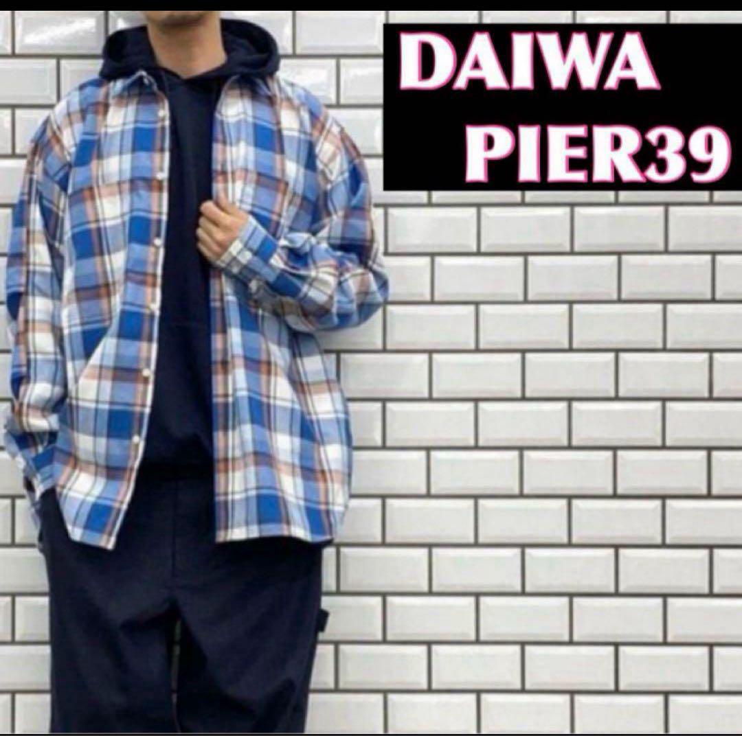 極美品✨️DAIWA PIER39 長袖 シャツ チェック ブルー M - メルカリ