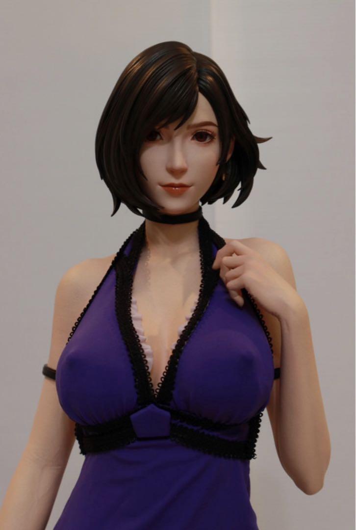 【タイムセール】即納！希少シリコン製 FF7 ティファ ロックハート フィギュア