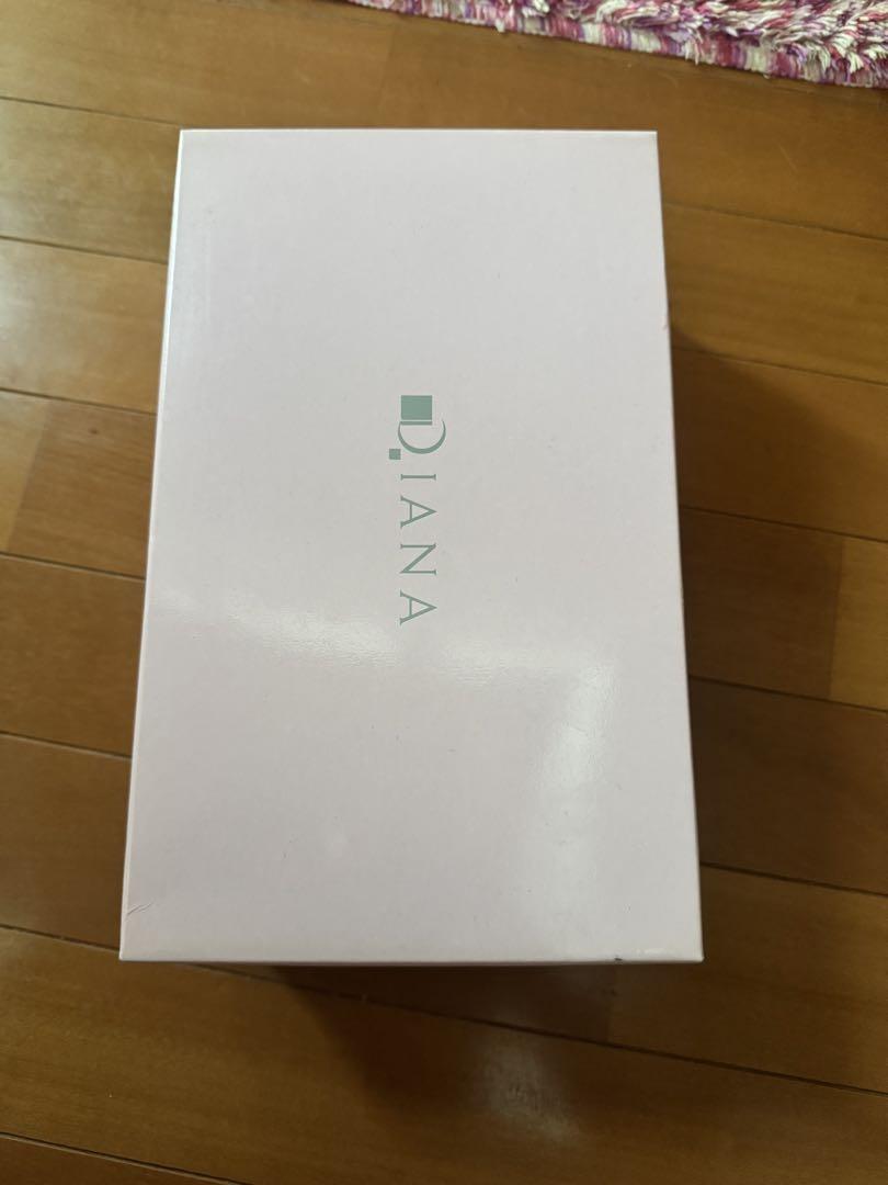 DIANA ゴールド グリッターパンプス 24cm