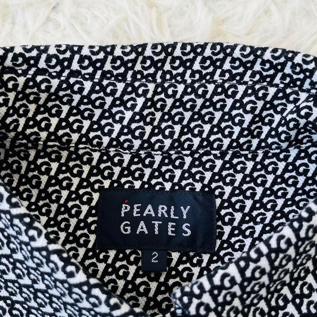 PEARLY GATES⭐︎パーリーゲイツ　ポロシャツ　総柄　ゴルフウェア　5 美品PEARLYGATES ゴルフ ウェア パーリーゲイツ ポロシャツ 総柄