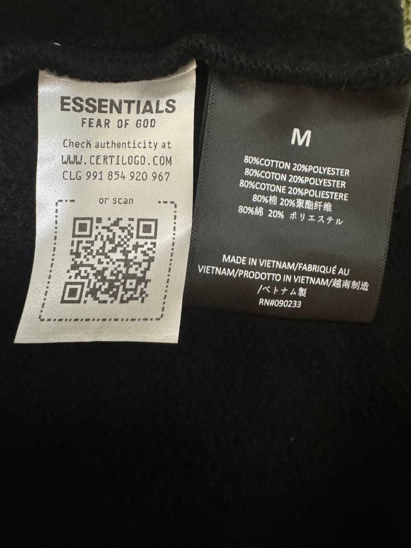 Mサイズ FEAR OF GOD ESSENTIALS Crewneck Mサイズ FEAR OF GOD ESSENTIALS Crewneck