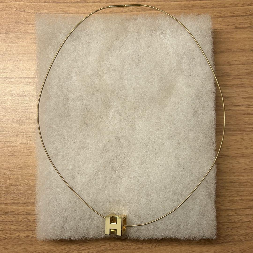 極美品⭐︎HERMES カージュドアッシュ Hモチーフネックレス 極美品⭐︎HERMES カージュドアッシュ Hモチーフネックレス