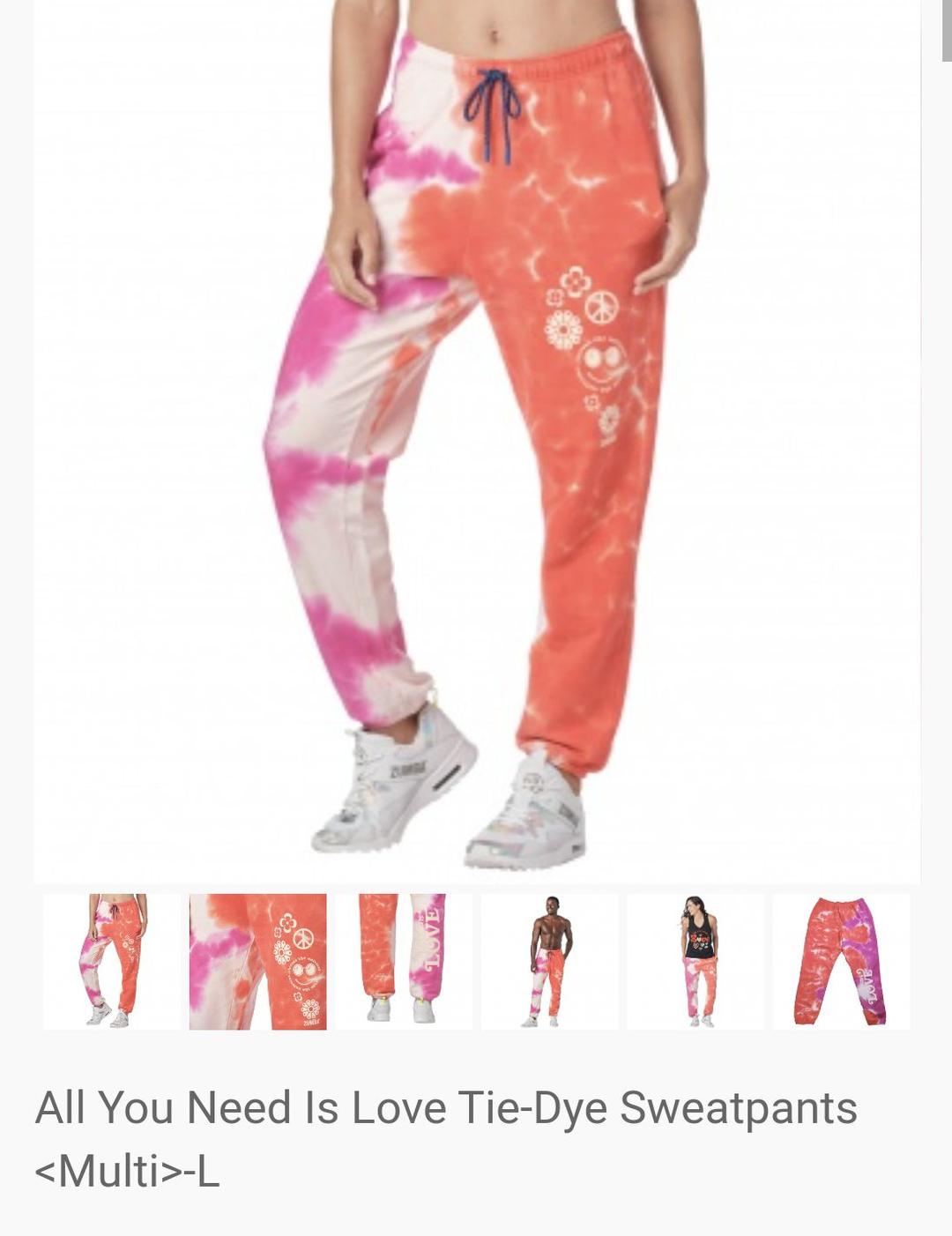 楽ギフ のし宛書 Zumba Multi L ピンクと橙色 パンツ ダンス バレエ Labelians Fr
