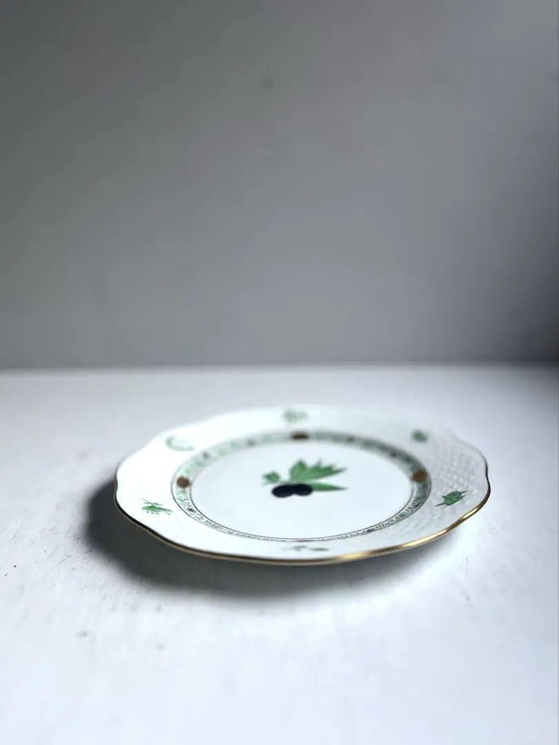 206 HEREND ヘレンド プレート 1点 アピシウスオリーブハーブ 美品