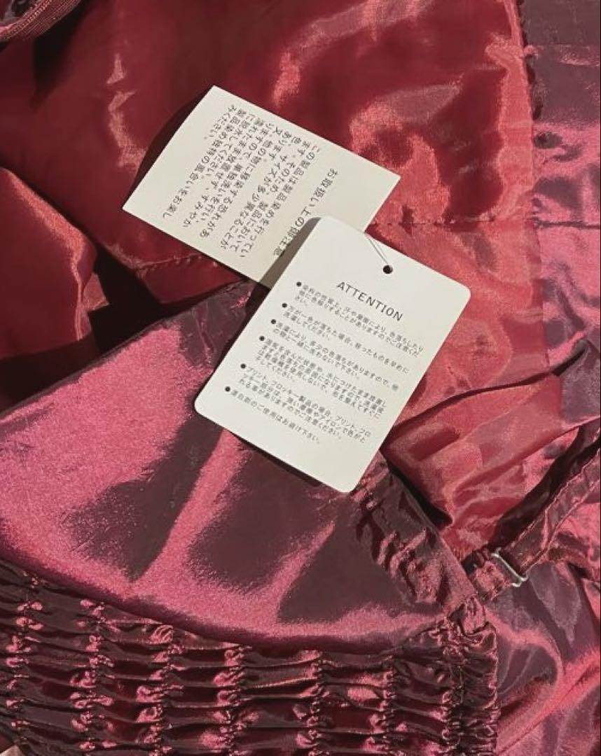 大きいサイズ　ロングドレス　新品タグあり　XL　花レース　スパンコール付き