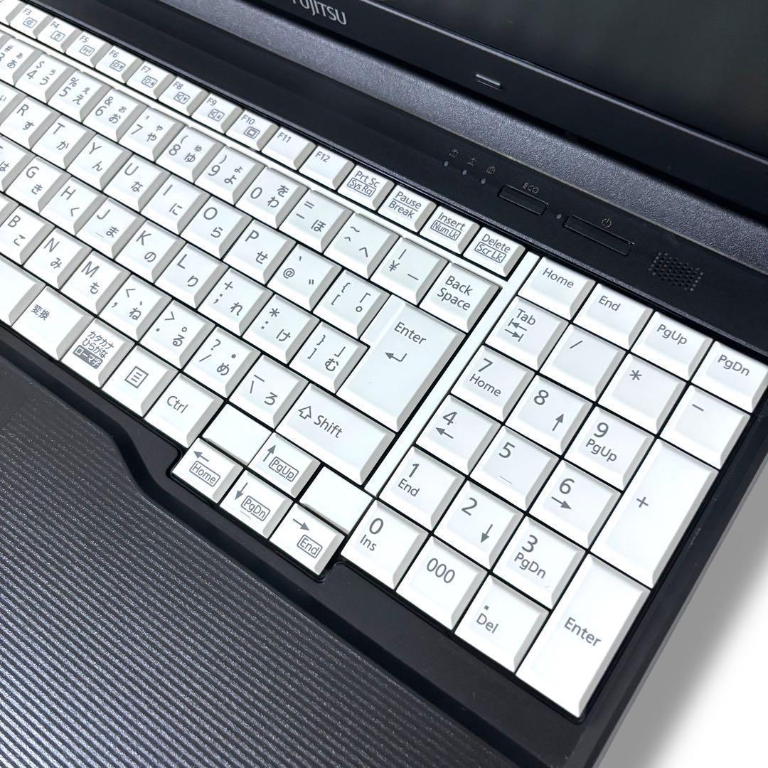 454/富士通/ノートパソコン/DVD搭載/SSD512GB/Win11Pro - メルカリ
