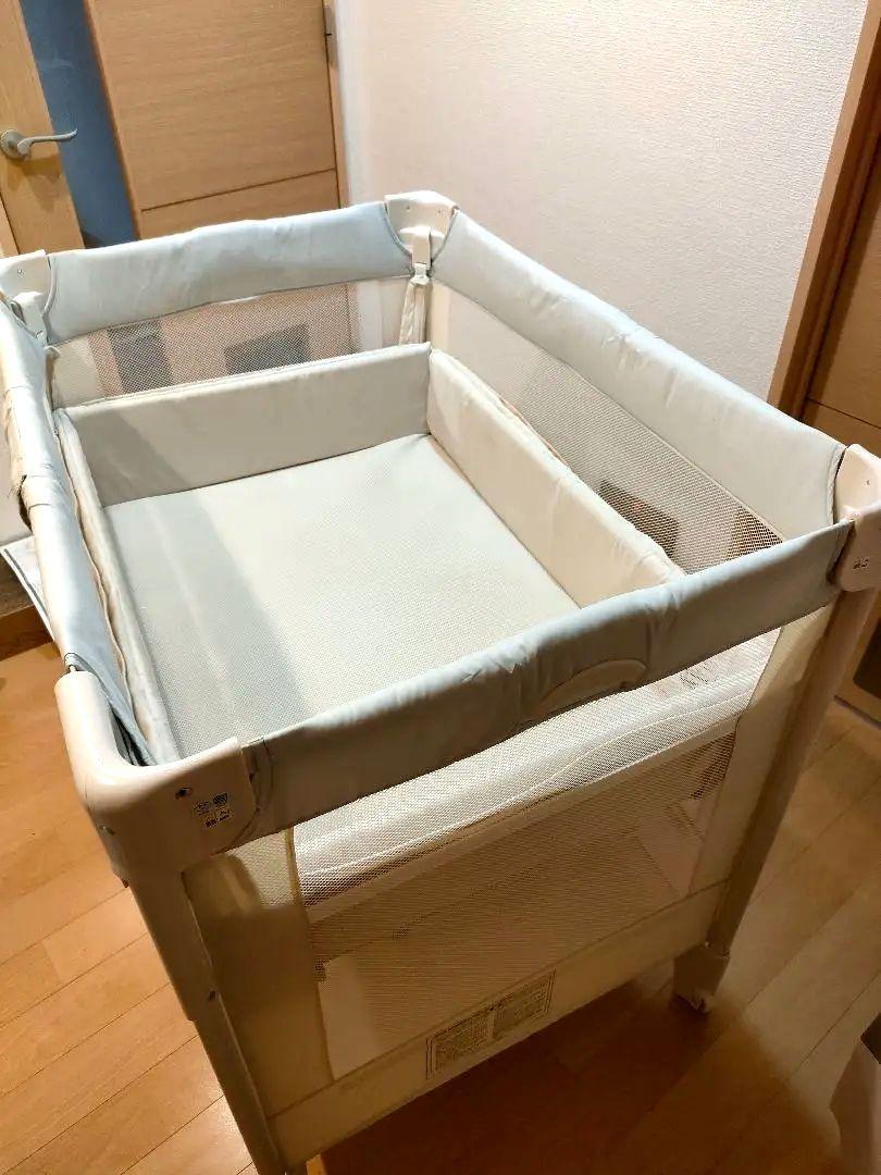アップリカココネルエアーベッドホワイトグレー