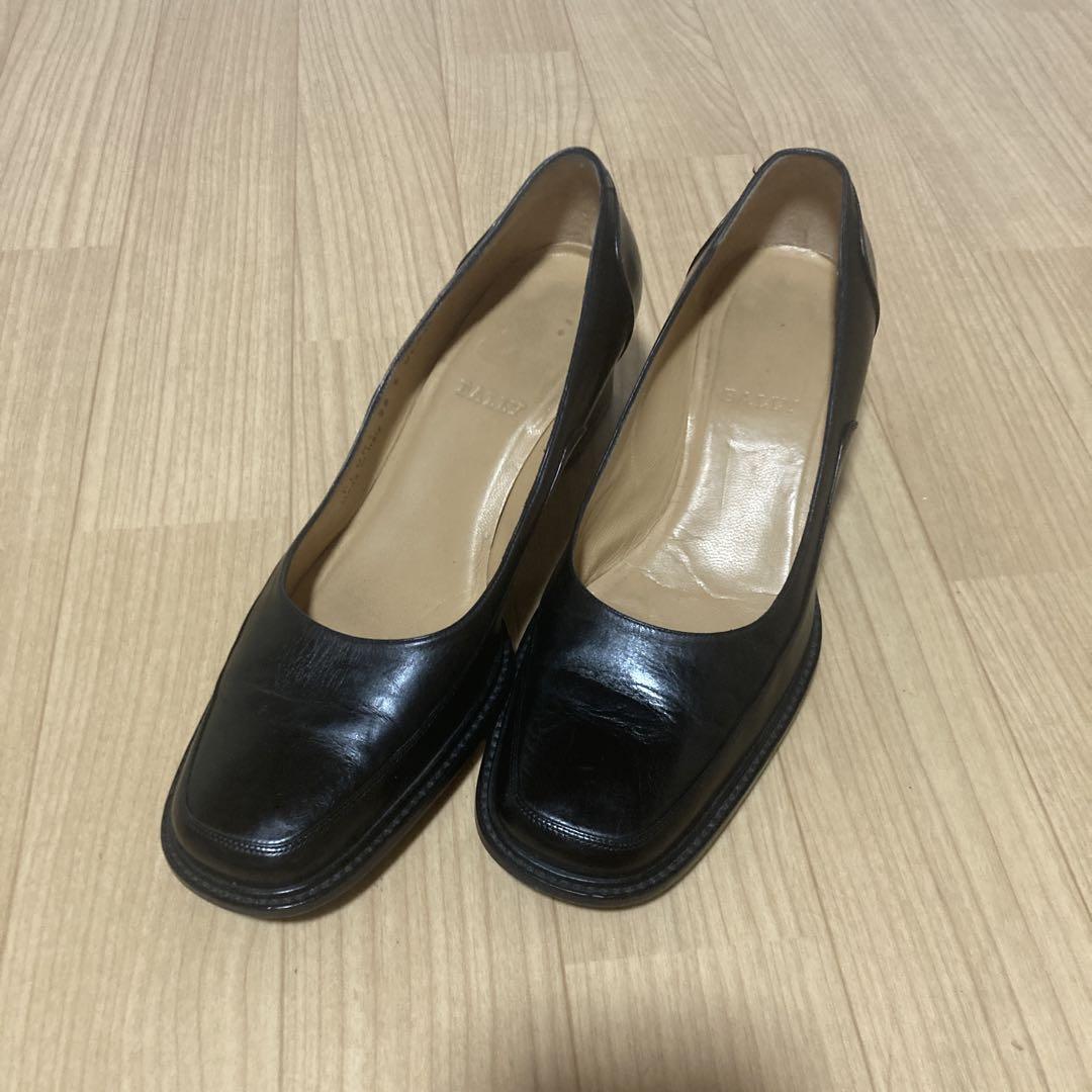 BALLY バリー　イタリア製　本革パンプス　黒　24センチ