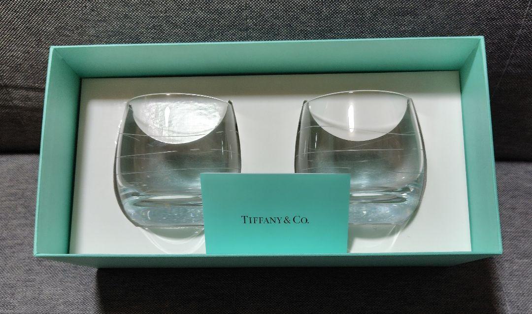 【未使用】Tiffany & Co. カデンツグラス 2個セット