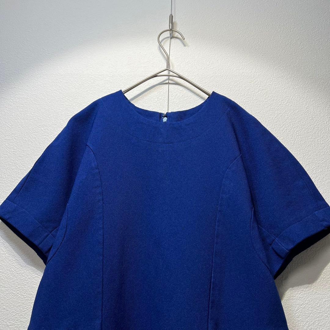 希少 15年製 コムデギャルソン 上質 Aライン デザイン 半袖 ワンピース S