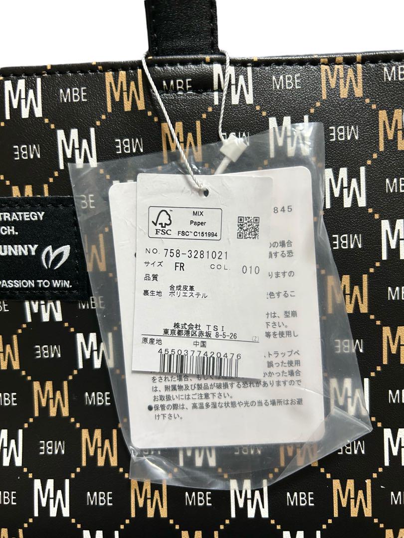 新品 未使用 パーリーゲイツ マスターバニー カートバッグ モノグラム柄
