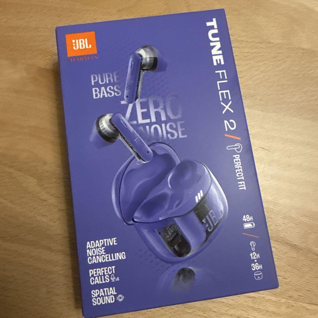 JBL TUNE FLEX 2 ワイヤレスイヤホン パープル - メルカリ