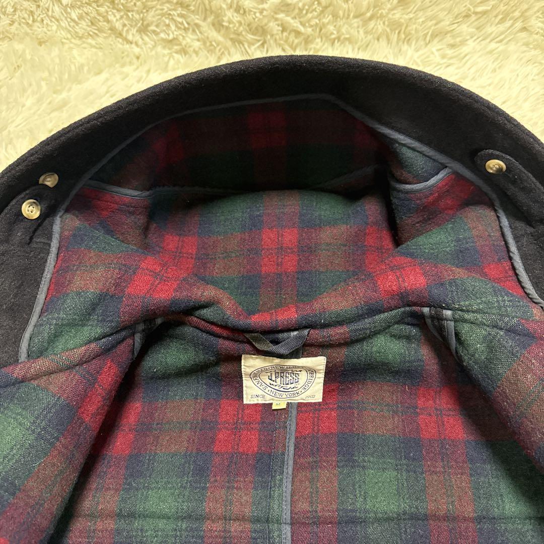 ジェイプレス J.PRESS ダッフルコート メンズ　サイズM チェック
