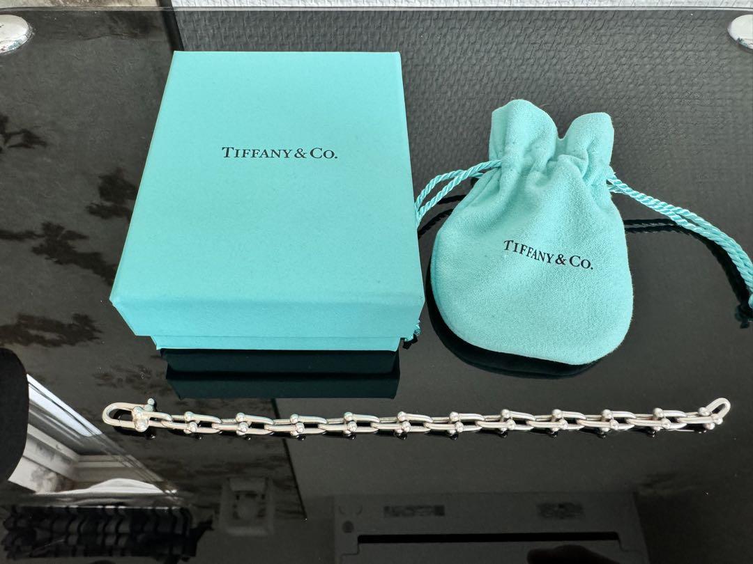 18cm】Tiffany & Co.ハードウェア スモールリンク ブレスレット