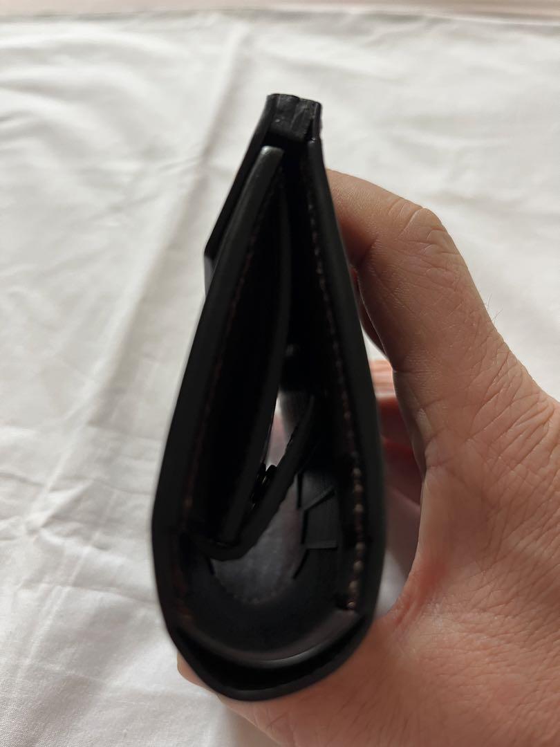 万双　厚コバ二つ折りミニ財布