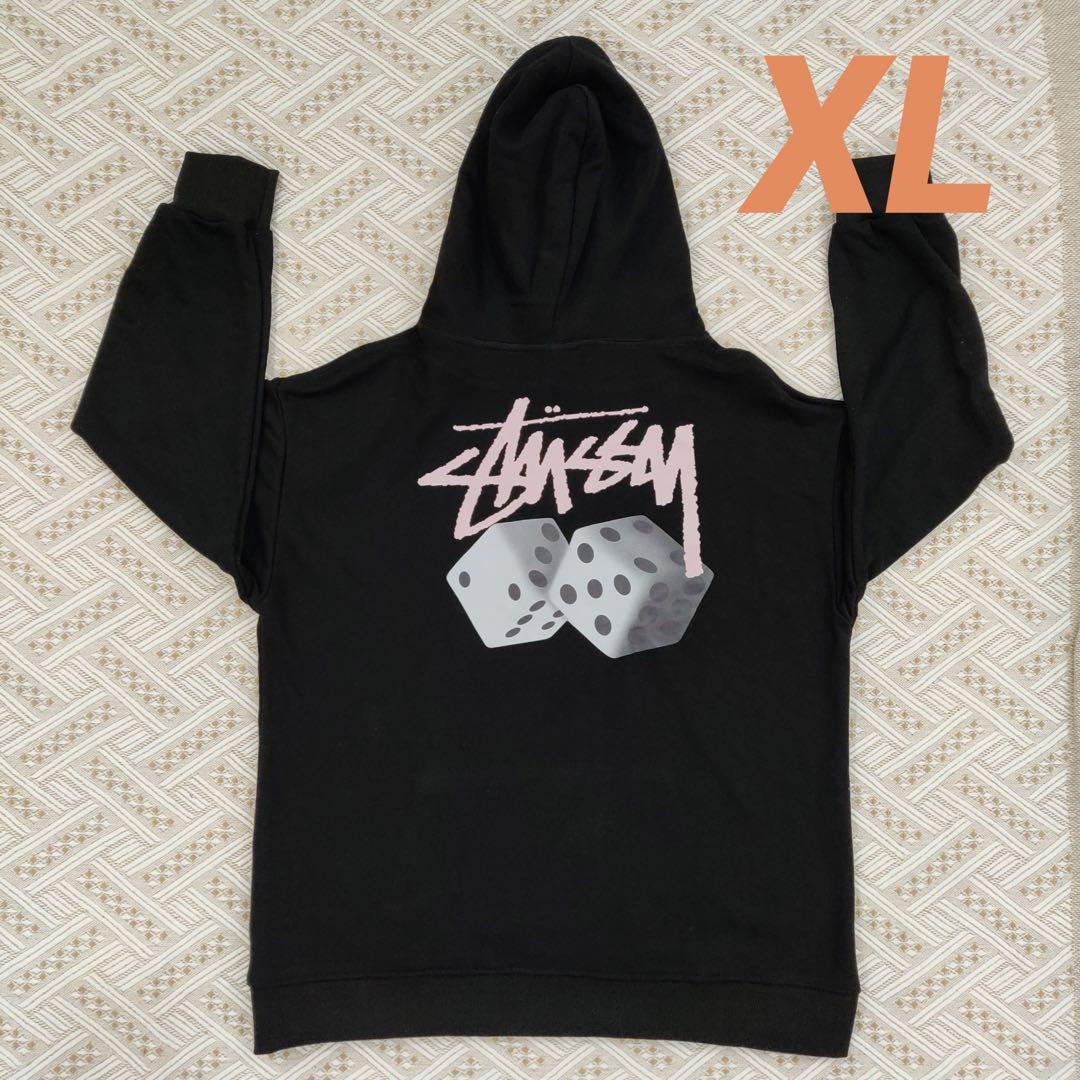 Stussy ステューシー サイコロ フルジップパーカー ブラック XL