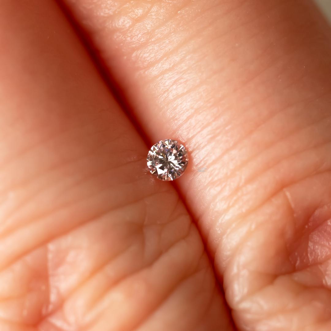 ピンクダイヤモンド 0.080ct ルース ソーティング付 ピンクダイヤモンド 0.080ct ルース ソーティング付