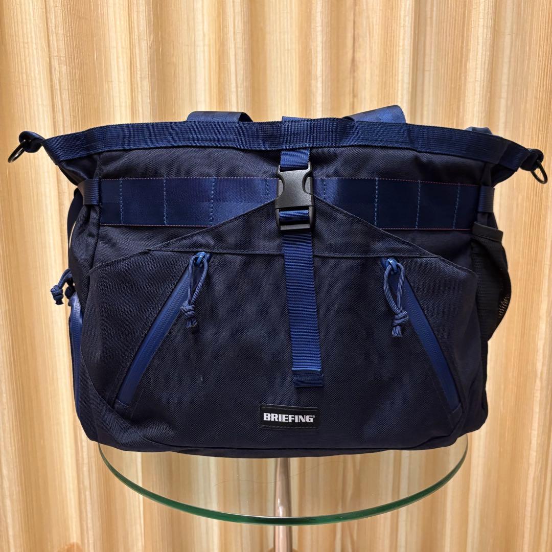 ブリーフィング　TRANSITION WIRE GOLF　トートバッグ　ネイビー