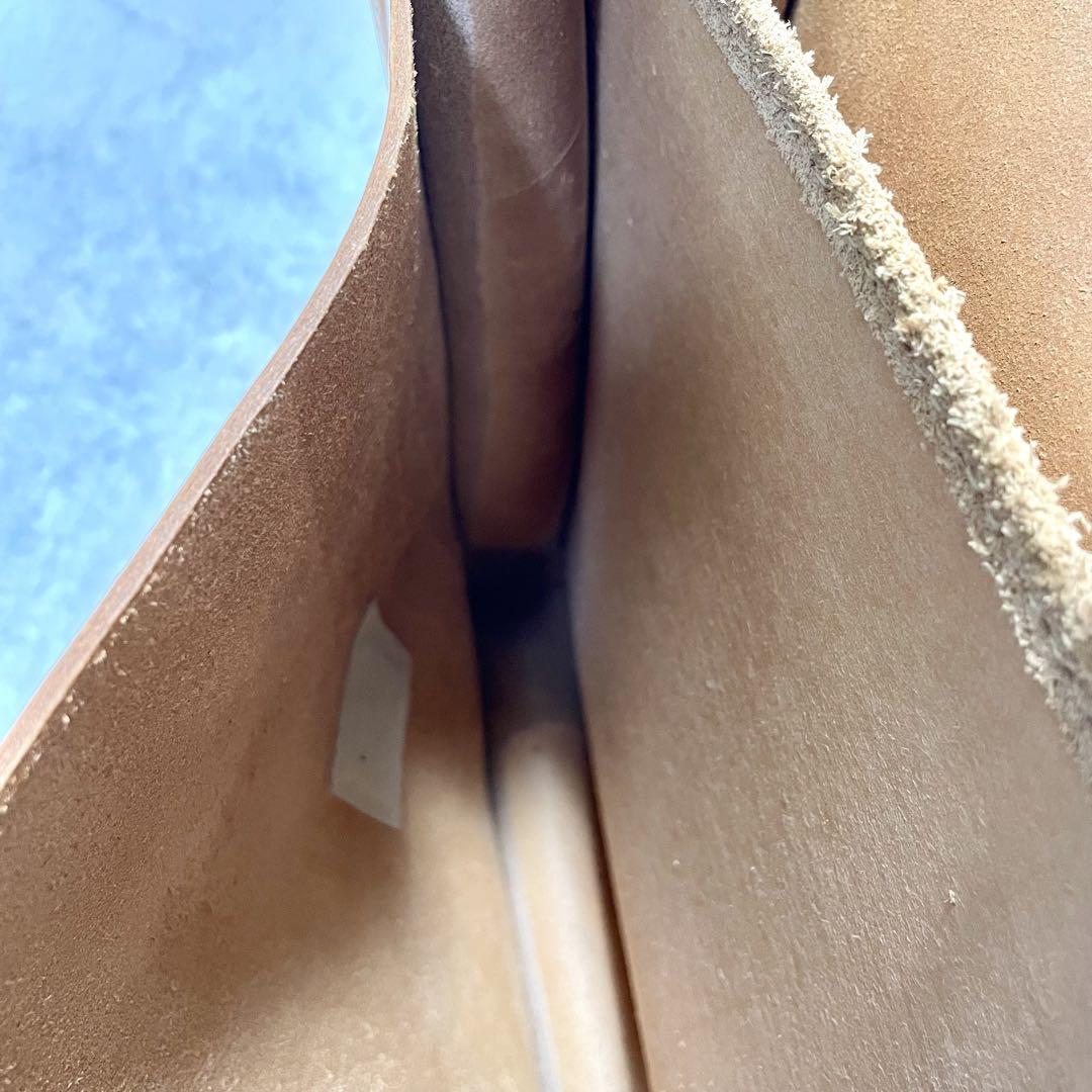 希少 ドイツ製 Leder Wolf レダーウォルフ ヌメ革 ブリーフケース