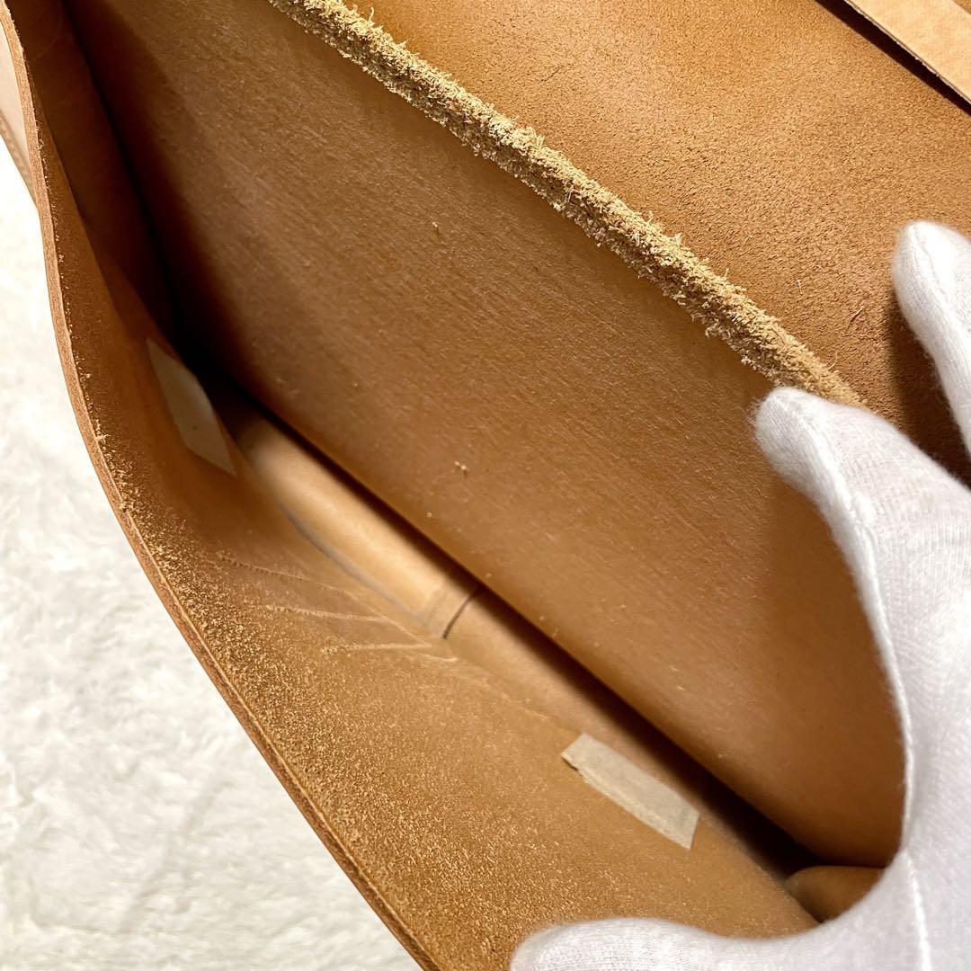 希少 ドイツ製 Leder Wolf レダーウォルフ ヌメ革 ブリーフケース