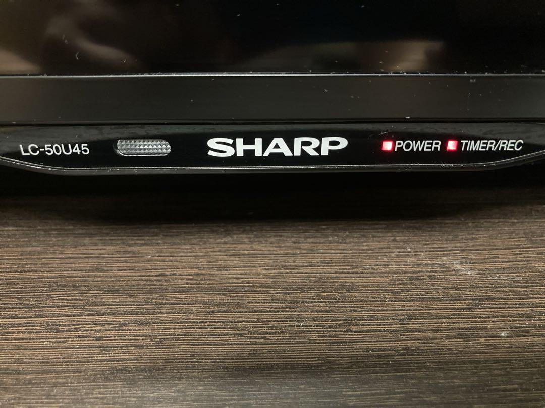SHARP 50V型 4K対応 液晶テレビ LC-50U45 　2018年製